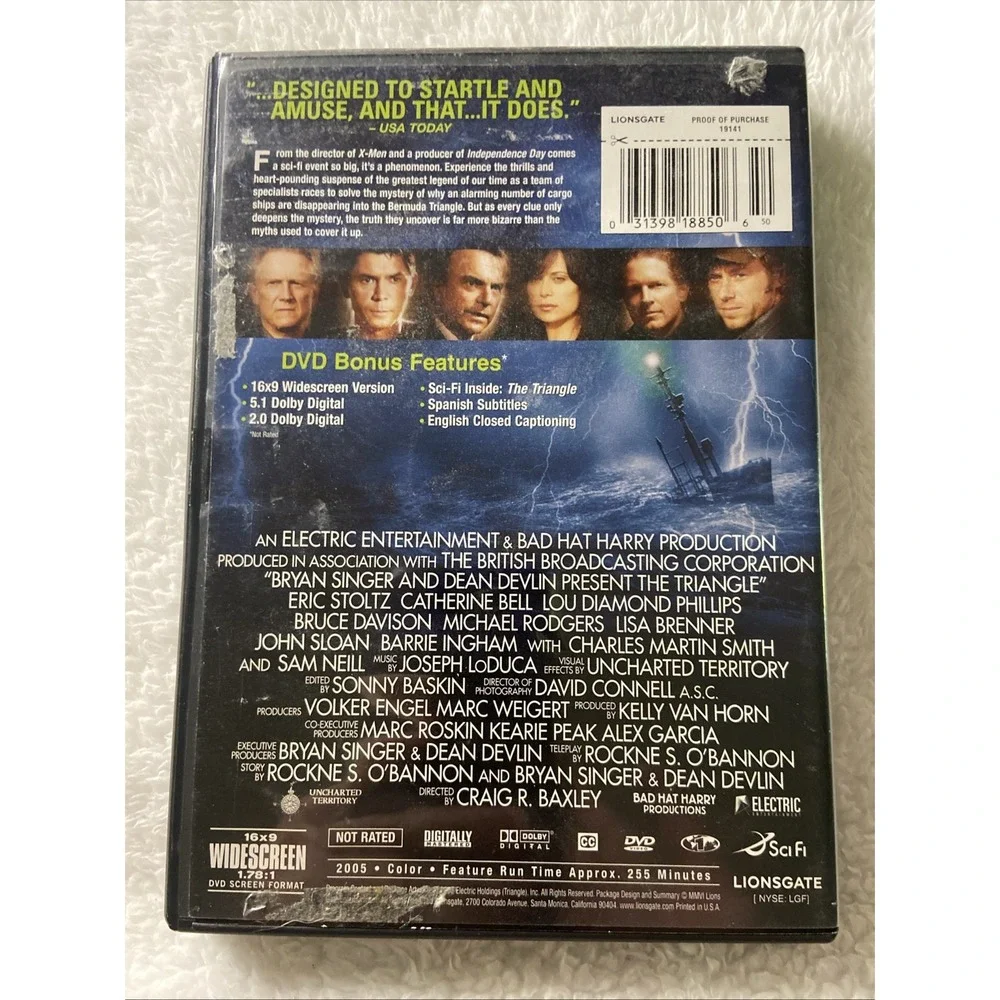 The Triangle Dvd 2-Disc Set Lenticular 2006 Sci‎ Fi Catherine Bell Lou Diamond - Picture 3 of 14
